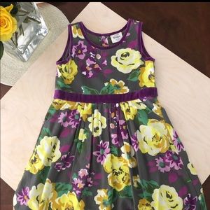 Mini Boden Flower Dress (Girls) Size 5/6